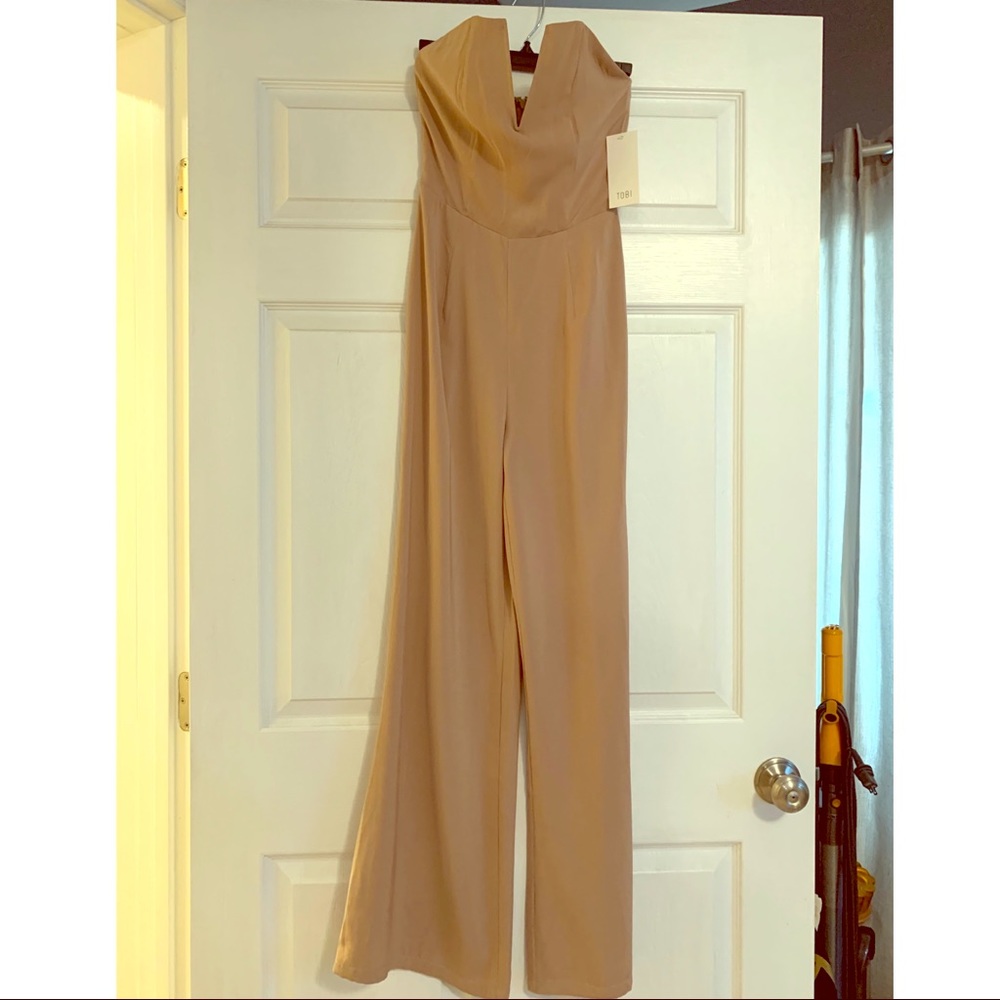 Tobi Nude Jumpsuit